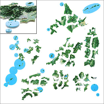 原色日本立体地図図鑑 商品情報 タカラトミーアーツ
